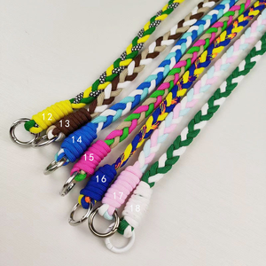 Оптовая продажа, универсальный регулируемый круглый шнур на шнурке, ремешок на шею, накладка на цепочку для ключей для сотовых телефонов, плетеная отделка - Product Image 3