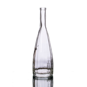 Cuello largo Peso pesado Fondo redondo 75cl 750ML Whisky Vodka Botellas de vidrio Licores - Product Image 3