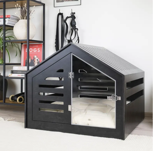 Caseta para perros JX de madera maciza de alta calidad, con buena ventilación, secado rápido, gran espacio y adecuada para diversas situaciones. - Product Image 2