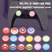 Fundas Protectoras para Control de Videojuegos, Antideslizantes, Luminosas, para Palancas de Mando, de Goma, para PS5, PS4, Xbox One, Switch Pro, Xbox Series