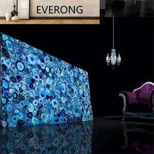 Losas <span class=keywords><strong>de</strong></span> Piedra <span class=keywords><strong>de</strong></span> Ágata Azul Translúcida Natural Premium, Grandes y Brillantes, para Pisos y Encimeras - Product Image 4