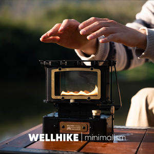 WELLHIKE Stufa da Esterno con Vetro per Osservazione Fiamma, Lampada <span class=keywords><strong>a</strong></span> <span class=keywords><strong>Cherosene</strong></span>, Fornello per Bollire Tè, Stufa da Campeggio, Lampada <span class=keywords><strong>a</strong></span> <span class=keywords><strong>Cherosene</strong></span> - Product Image 4