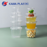 Gobelets en plastique PP jetables de 2oz pour sauce/salade/petits plats/condiments Fast-Food Restaurant Camping Picnic Outdoor Use