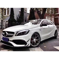 Pièces automobiles W176 mise à niveau A45 AMG pare-chocs de voiture jupe latérale AMG kits de carrosserie pour mercedes classe A w176 A180 A200 A250 A35 AMG