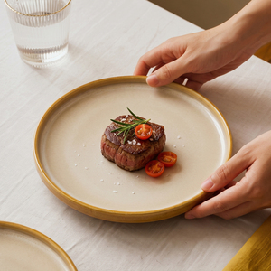 Popolare Set <span class=keywords><strong>di</strong></span> Piatti in Porcellana Stile Giapponese con Logo Personalizzato, Piatti in Ceramica Impilabili per Ristoranti - Product Image 6