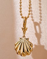 Collar con Colgante de Oro de 18K en Dos Tonos y Platino con Cuentas de Burbuja Doradas y Diamante Cultivado en Laboratorio con Certificación IGI, Resistente a la Decoloración