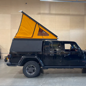 Auvent de camionnette modulaire à toit rigide, aménagement intérieur personnalisable avec cuisine optionnelle, modules de rangement et de couchage - Product Image 3