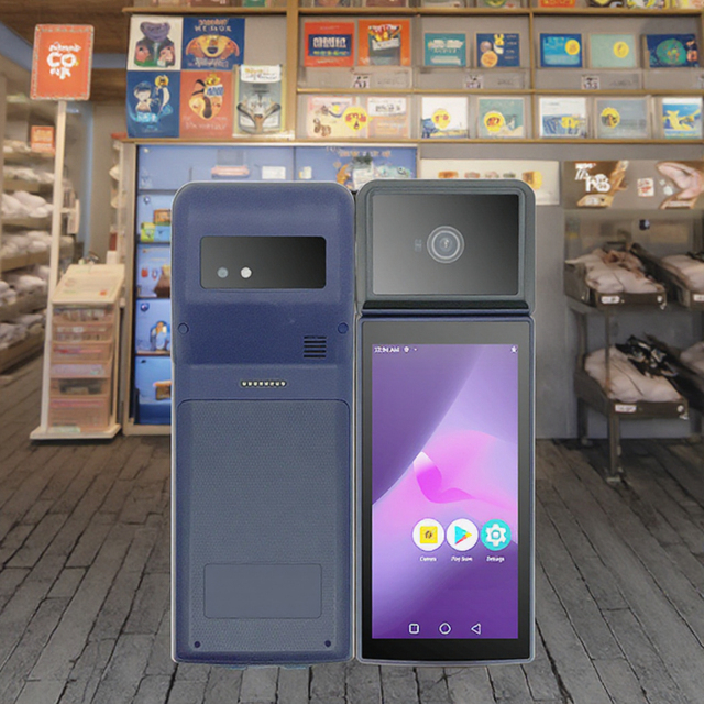 Palm Payment 6-Inch 8/16GB+128 Android Handheld POS Terminal Mobile PDA Payment System NFC 80mm Printer 1D/2D Scanner in Stock