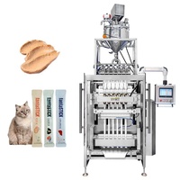 Machine automatique de remplissage et de scellage de miel multi-voies à haute productivité avec fonction de collage pour l'emballage en sachet