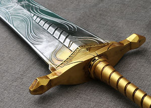 Dark Souls <span class=keywords><strong>3</strong></span> Moonlight Sword COS <span class=keywords><strong>Arma</strong></span> Resina Soul Series Espada gigante Periférico Juego integrado Prop - Product Image 2