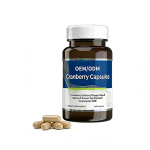 קפסולות תמצית חמוציות OEM ODM עם תמצית זרעי ענבים, תמצית תה ירוק וקואנזים <span class=keywords><strong>Q10</strong></span> כתוסף תזונה - Product Image 1