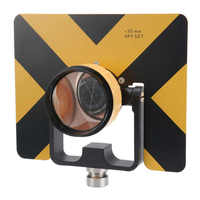 Large Optical Prism Lens (Glass BK7+Aluminum Alloy) for Total Station | Universal 64mm Surveying Reflector Corner Prisms