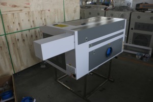 80W Reci Ménage Laser Cutter 4060 Laser Cutter S & A CW3000 Refroidisseur Lit En Nid D'abeille Rail De Guidage Linéaire pour Bois Caoutchouc Contreplaqué Air - Product Image 5