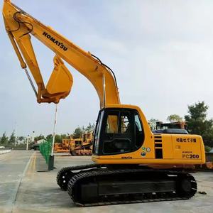 Excavadora de oruga hidráulica Komatsu PC200 PC220 usada, excavadora de orugas Komatsu de segunda mano - Product Image 5