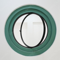 Aislamiento térmico impermeable y ventanas de vidrio abatibles redondas circulares de nuevo diseño con ventana redonda de diseño