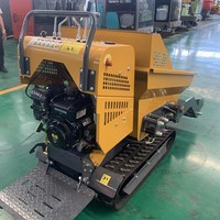 Mini-dumper sur chenilles YH-500, camion benne de 500 kg, machine à déchargement hydraulique autonome pour usage agricole et de jardinage