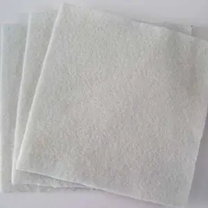 700G/M2 Bidim 500gsm 600gsm Nonwoven Geotextile untuk Penimbunan Hewan Peliharaan Geotextile Poliester Proyek Bendungan Alkali Tahan Asam