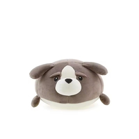Peluche Husky Arrondie Kawaii en Gros, Jouet en Peluche pour Chien, Oreiller lesté, Remplissage en Coton PP Doux, Cadeau d'Anniversaire pour Enfants