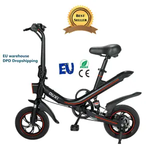 OUXI New Light Cheap E-bike 12 inch E Bike 48V imported Battery Portable Electric Bicycle Retro electric scooters