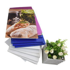 Custom Printed PP Hollow Board Anti Aging Fluted Plastic <b>Sheet</b> For Promotional Signage Event Advertising Usage - Product Image 1