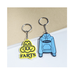 Design 2024 Wholesale NEW Design Custom Logo Rubber <b>Keychains</b> <b>Personalized</b> PVC <b>Keychains</b> Customized Silicone Keyring - Product Image 1