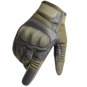 Nylon Fingerless Heavy Duty <strong>Knuckle</strong> Protection <strong>Gloves</strong> for Outdoor Training Motorcycle Cycling Use - Product Image 6
