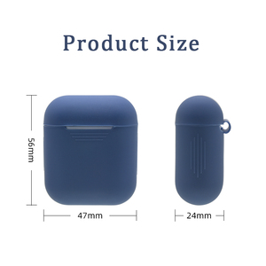 Auricolare senza fili Accessori di Alta Qualità Ispessito Unicolor Antiurto Anti Caduta Custodie In Silicone <span class=keywords><strong>Cover</strong></span> <span class=keywords><strong>Per</strong></span> Apple <span class=keywords><strong>Airpods</strong></span> 1 2 - Product Image 4
