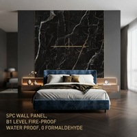 Planche SPC UV sur mesure, épaisseur 2, 2,5, 2,8, 3 mm, texture marbre/bois pour usage domestique/commercial/école/hôpital