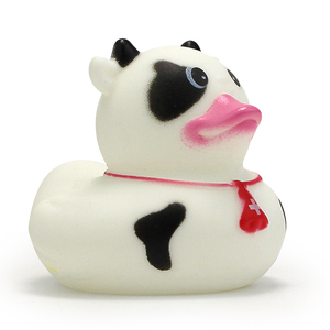 Phim Hoạt Hình Bé Tắm Đồ Chơi Có Thể Ép Cao Su Vịt & Bò Cho Ngoài Trời Nước Chơi Bò Làm Cho Âm Thanh Khi Ép - Product Image 5