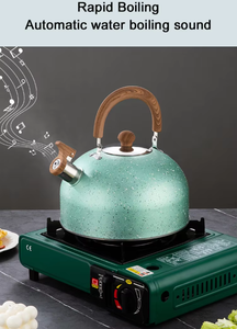 Bollitore <span class=keywords><strong>per</strong></span> Tè in Acciaio Inox, Teiera con Fischietto <span class=keywords><strong>per</strong></span> Acqua Bollente, <span class=keywords><strong>per</strong></span> Piano Cottura, con Manico Ergonomico - Product Image 6