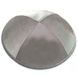 Logo Kustom Kualitas Tinggi Yarmulka Kaippah Yahudi Nyaman Kippah Yahudi Kippot Satin