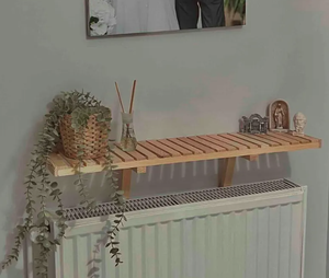 Étagère de couverture supérieure de <span class=keywords><strong>radiateur</strong></span> de ferme <span class=keywords><strong>radiateur</strong></span> en bois et couverture d'étagère de chauffage - Product Image 4