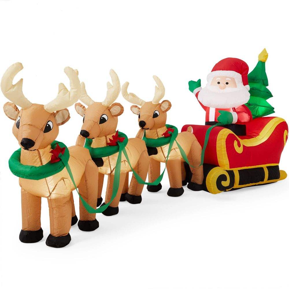Verified Supplier Santa Flying Reindeer Rotating Flying Reindeer