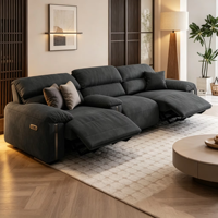 Canapé inclinable électrique VOXHOME, style nordique minimaliste, pour salon, meubles modulaires, tissu résistant aux griffures de chat