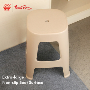 Pearl River Plastic <b>Stool</b> Stackable Modern Design Gray Blue Red Living Room Chair Home Furniture - Product Image 6
