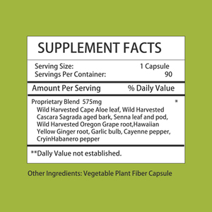 High Absorption Intestinal Cleanse Capsules with Herbal <b>Blend</b> Regulate Bowel Movement Weight Control Capsules Designed - Product Image 2