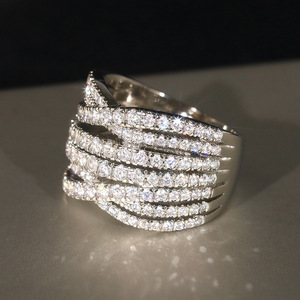 Anello con design a croce per donna, stile geometrico semplice, anello da indossare tutti i giorni - Product Image 5