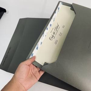 Custom Inside-Outside Embossed Kraft Paper Envelopes | Premium Branded Packaging Bags for Gifts & Documents - Product Image 2