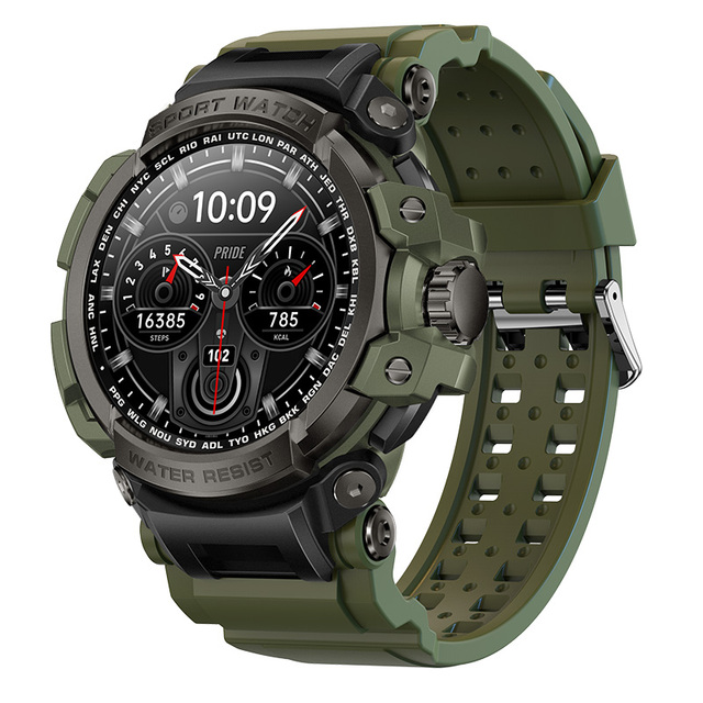 High Quality LC16 Smartwatch Round Dial Touch Screen Fashion Heart Rate Monitor Fitness tracker Smartwatch