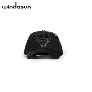 Gorras Barbas G5 Scream Chrome Vegan Suede de 5 Paneles con Pedrería y Código NFC, Venta al Por Mayor, Alta Calidad, Envío Rápido - Product Image 2