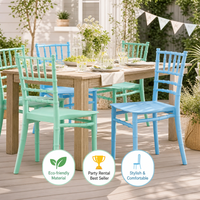 Chaises en plastique roses pour enfants, prix de gros JIETUO, pour fêtes d'anniversaire et fêtes d'enfants