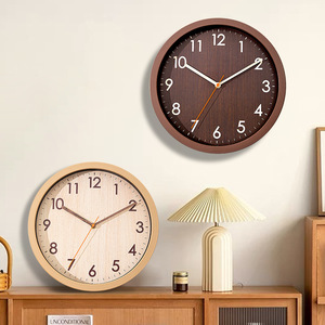 Công Nghiệp Độc Đáo Im Lặng Thạch Anh Đồng Hồ Treo Tường Gỗ Hạt Phong Cách Hiện Đại Chữ Số Phong Cách Thiết Kế Phòng Khách Bàn & Bảng Đồng Hồ - Product Image 2