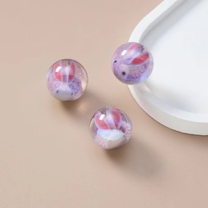 Perlas de Resina Transparentes con Diseño de Cielo Estrellado, Perlas Sintéticas Sueltas de Imitación Redondas de 1.5-1.4mm para Arte de Uñas DIY - Product Image 3