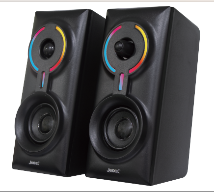 2.0 Home RGB BT Speaker 3.5mm Wired Computer PC Speakers USB Powered Sound Box for Smart Computer