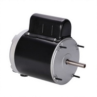 Moteur de ventilateur à induction monophasé AC à couple élevé 1 CV 115V 230V 60Hz 50Hz à montage sur pied 1100 tr/min pour CVC