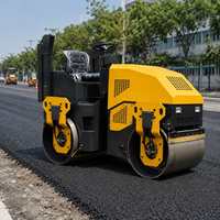Rouleau compresseur fiable à vitesse variable pour la réparation des routes