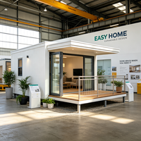 Solution de maison modulaire préfabriquée clé en main, maison modulaire complète pour la construction de villas