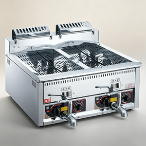 Friteuse Commerciale à Gaz pour Restaurants - Friteuse à Gaz Naturel pour Frites et Poulet - Product Image 1