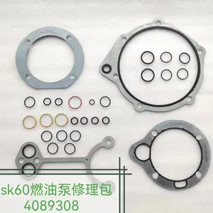 QSK60 Suku Cadang Mesin Diesel Kit Gasket Pompa Bahan Bakar Sistem Bahan Bakar 4089308 untuk Mesin Cummins