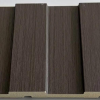 Nuevo Producto Panel de Pared de PVC WPC de Alta Calidad, Rejilla Plana Sólida, Adecuado para Decoración de Interiores